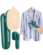 Portable Micro Steam Iron, Green Iron Handheld Garment Steamer